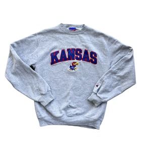Champion Kansas Jayhawks Embroidered Sweatshirt